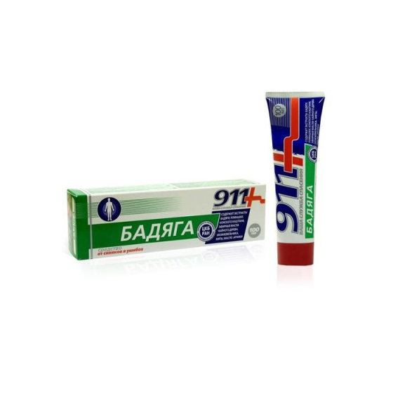 911 Бадяга гел за тяло при синини 10 мл