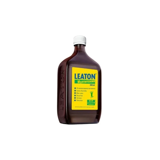 Леатон мултитоник сироп за възрастни  500мл