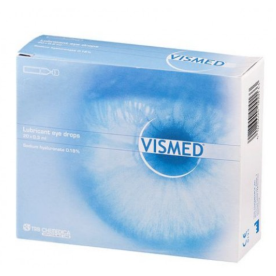 Висмед фл 0.18% при сухи очи 0.3мл х20