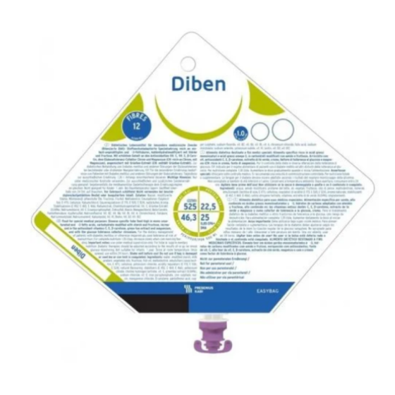 Дибен флакон ентерална храна за пиене за диабетици х500 мл