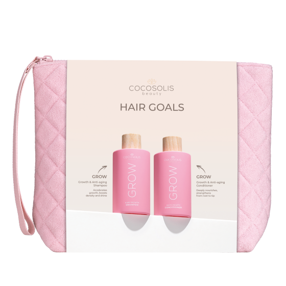 Комплект Cocosolis Hair Goals Шампоан за растеж 250мл + Балсам за коса 200мл