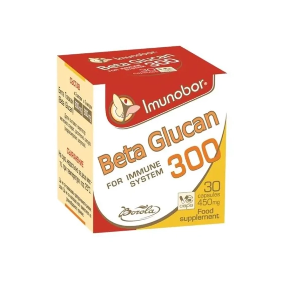 Имунобор Бета Глюкан 300мг капсули х30