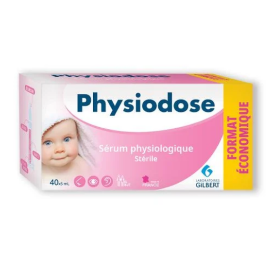 Физиодоуз 40 дози за промивка при сух или запушен нос x5мл