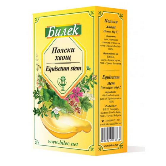 Чай полски хвощ стрък 40гр- пакет Билек