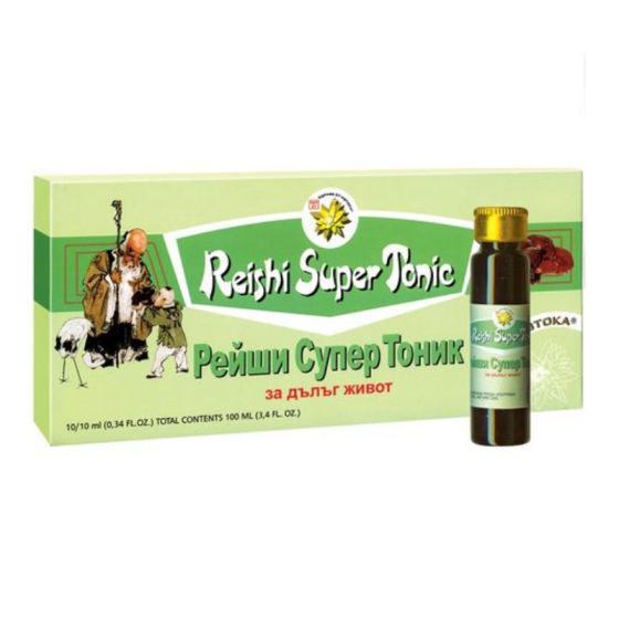Reishi супертоник флакони за доброто здраве на организма 10мл x10 Tnt