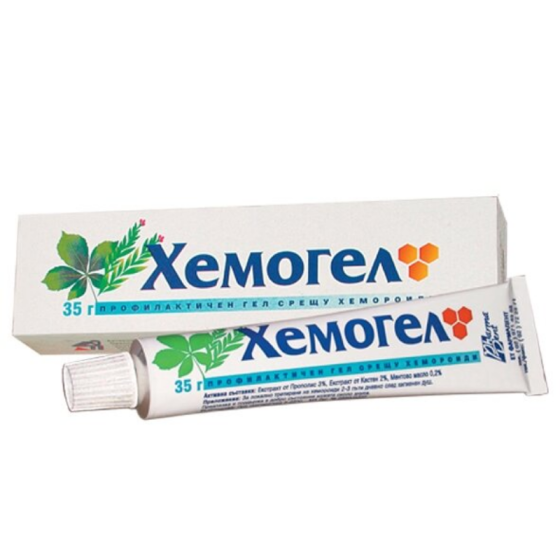 Хемогел гел против хемороиди 35г