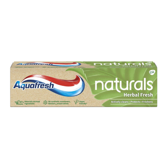 Паста за зъби Aquafresh Naturals Herbal Fresh 75 мл