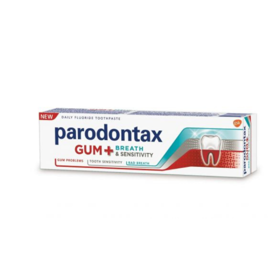 Паста за зъби Parodontax Gum, Breath & Sensitivity Whitening 75 мл