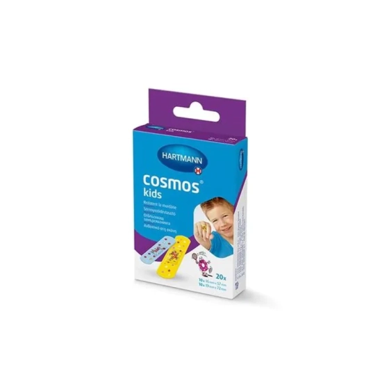 Cosmos kids водоустойчив пластир за малки рани х20 530650 Hartmann
