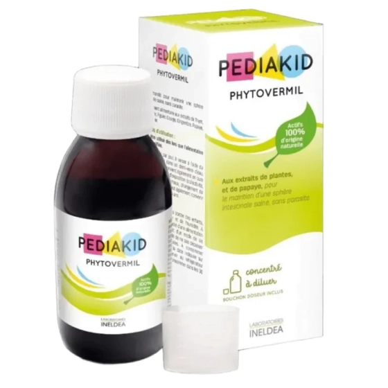 Педиакид сироп за деца за поддържане на здрави черва без паразити 125мл