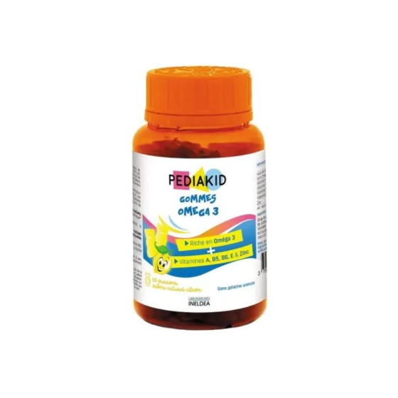 Педиакид дъвчащи мечета с Омега 3 за памет и концентрация х60