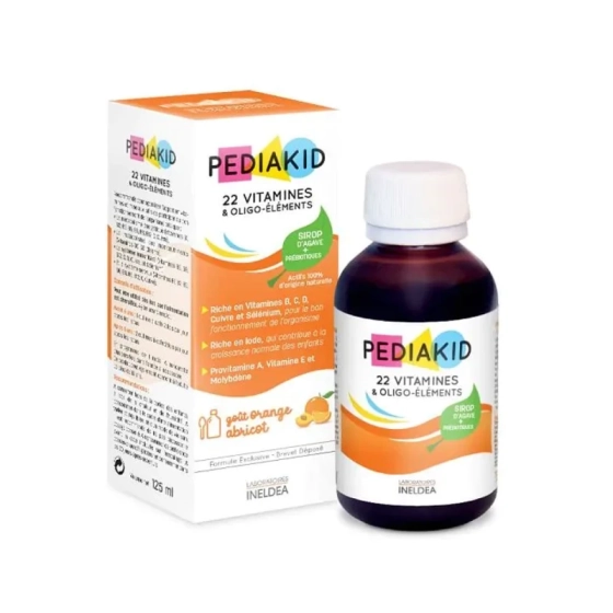 Педиакид сироп с 22 витамина и микроелементи 125мл