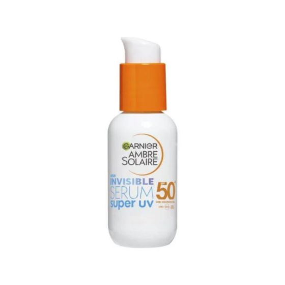 Garnier Ambre Solaire Invisible Serum Super UV SPF 50+ Слънцезащитен серум за лице 30мл