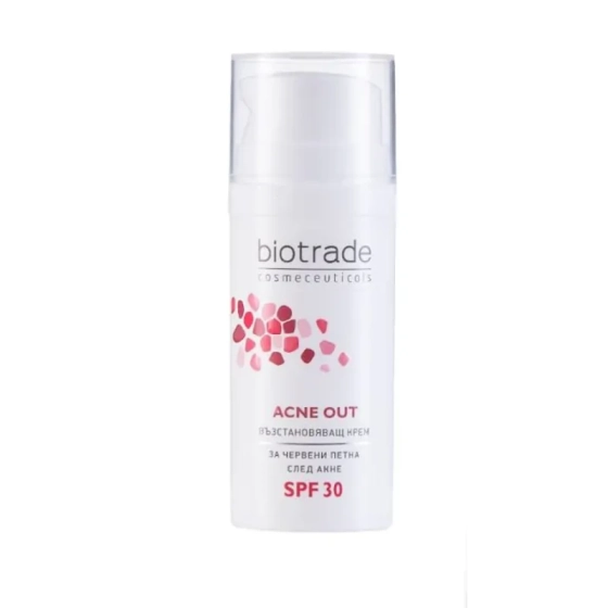 Акне аут възстановяващ крем 30мл biotrade