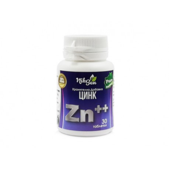 Цинк таблетки за добър имунитет х30 Nixen