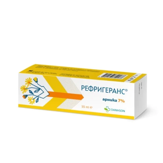 Рефригеранс арника гел за тонизиране и освежаване на кожата 7% 55мл Danhson