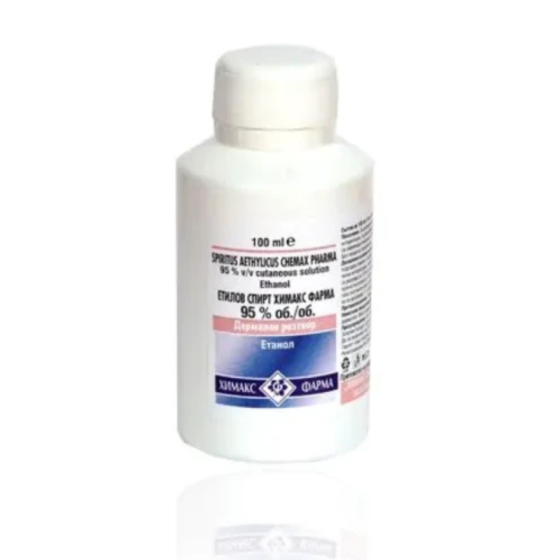 Спирт етилов 95% 100мл  химакс