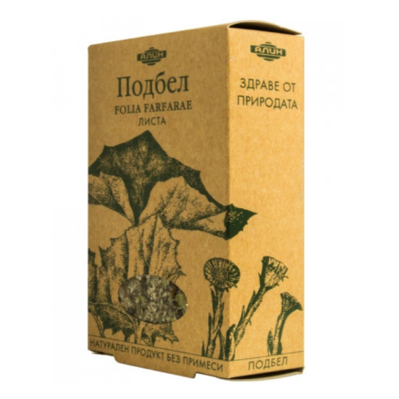 Чай подбел лист 40гр Алин