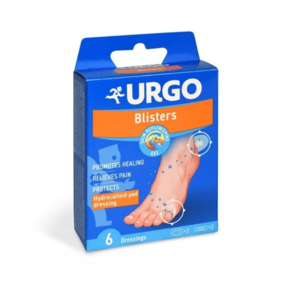 Урго Blisters пластир за рани и мехури х 6 броя