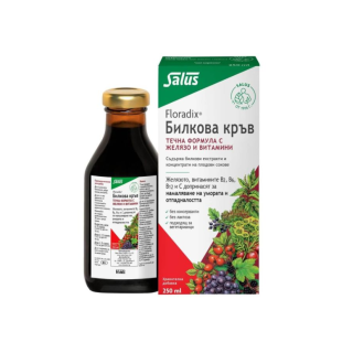 Floradix Билкова кръв сироп с желязо при отпадналост и умора  х500мл