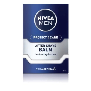 Nivea men балсам за след бръснене protect&care 100мл, Годен до: 31.5.2028 г.