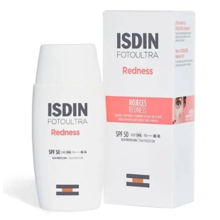 Isdin Fotoultra Redness Слънцезащитен флуид за кожа склонна към зачервяване SPF50 50 мл