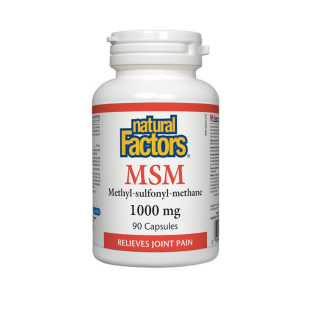 МСМ капсули  за облекчаване на болките в ставите 1000мг х90 Natural Factors