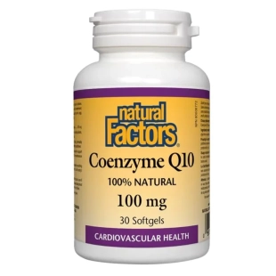 Коензим Q10 капсули за сърце 100мг х30 Natural Factors