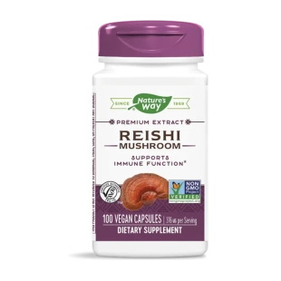 Рейши капсули за силен имунитет 190мг х100 Nature's Way