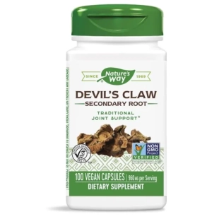 Дяволски нокът капсули при болки в ставите 480мг х 100 Nature's Way