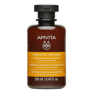Apivita nourish & repair подхранващ и възстановяващ балсам за суха и увредена коса с маслина и мед 1