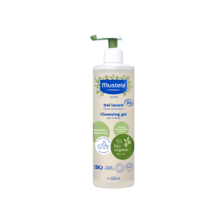 Mustela Organic измиващ гел 400мл