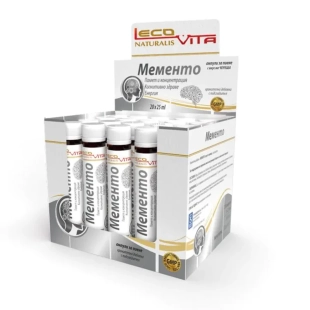 Мементо ампули за памет и концентрация 25мл х20 Lecovita