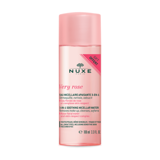 Nuxe Very Rose Успокояваща мицеларна вода 3в1 100мл
