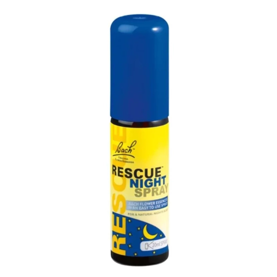 Bach Rescue Night Спрей за сън и успокоение x20 мл Годен до: 30.9.2026 г.