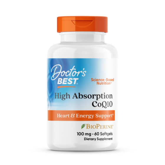 Коензим CoQ10 с биоприн капсули х 60 Doctor's Best