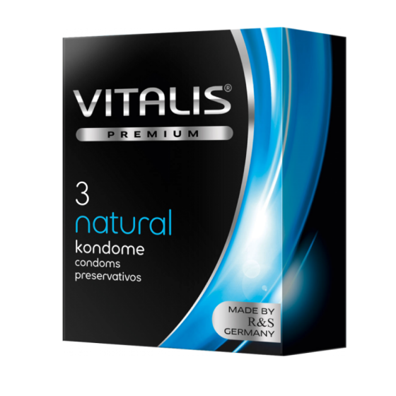 Презервативи vitalis тъмносин натурал