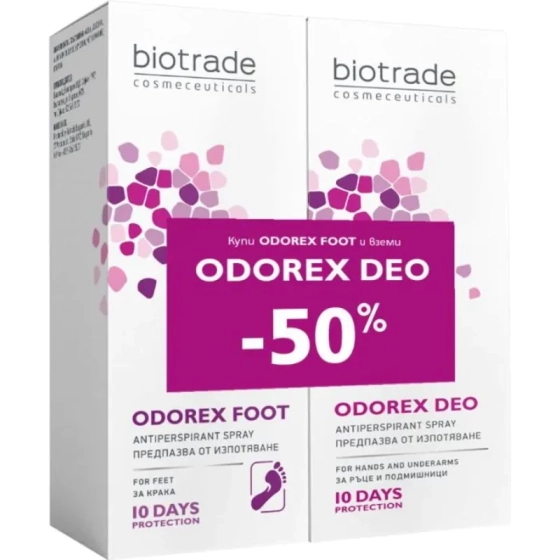 Одорекс промо пакет фут 40мл + део 40мл biotrade