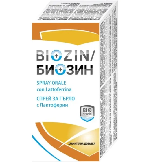 Биозин орален спрей за нормална функция на лигавацита на устната кухина 30мл