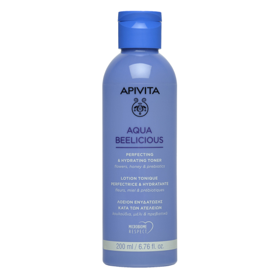 Apivita aqua beelicious хидратиращ тоник против несъвършенства 200мл, Годен до: 28.2.2027 г.