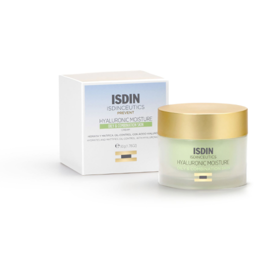 ISDIN Isdinceutics Hyaluronic Moisture Крем за лице за комбинирана към мазна кожа 50 мл, Годен до: 31.8.2026 г.