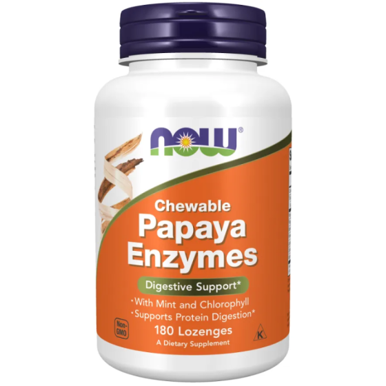 Papaya Enzymes дъвчащи таблетки х180 Годен до: 31.10.2026 г.