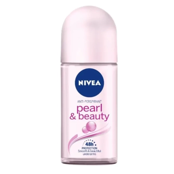 Nivea дезодорант рол-он против изпотяване за жени pearl&beauty 50мл