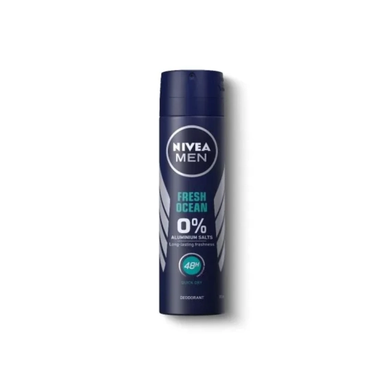 Nivea men дезодорант спрей fresh ocean 150мл, Годен до: 30.9.2026 г.