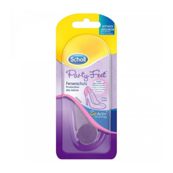 Scholl Защитни гел-ленти за обувки на високи токчета х2 броя