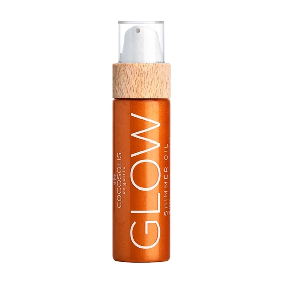 Cocosolis Glow Shimmer Хидратиращо сухо масло за лице и тяло с блестящи частици х110 мл