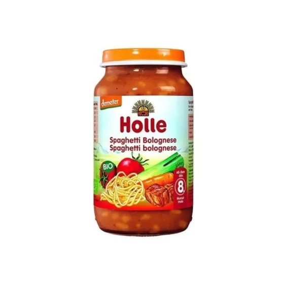 Holle Био пюре спагети болонезе 8+ месеца 220г