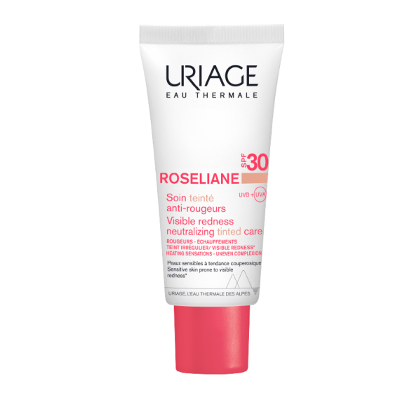 Uriage roseliane  сс тониран крем spf30  за корекция на тена - среден нюанс 40мл