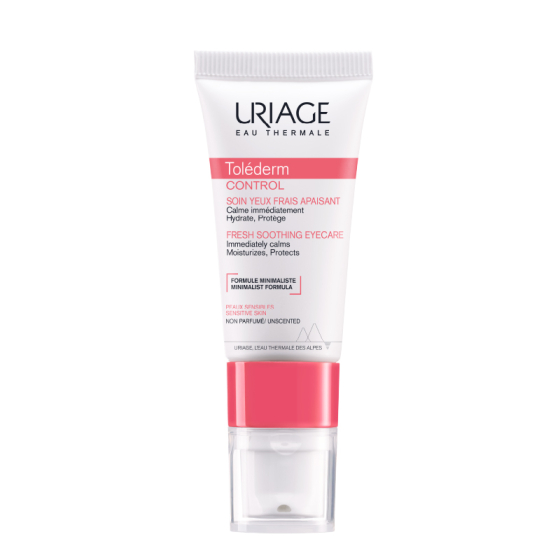Uriage tolederm control успокояваща околоочна грижа 15мл
