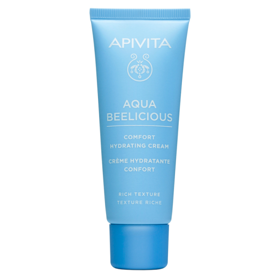 Apivita aqua beelicious хидратиращ крем с богата текстура с мед и цветя 40мл, Годен до: 31.12.2026 г.
